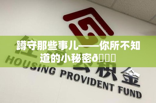 松溪蹲守那些事儿——你所不知道的小秘密😎