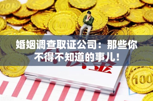 松溪婚姻调查取证公司：那些你不得不知道的事儿！