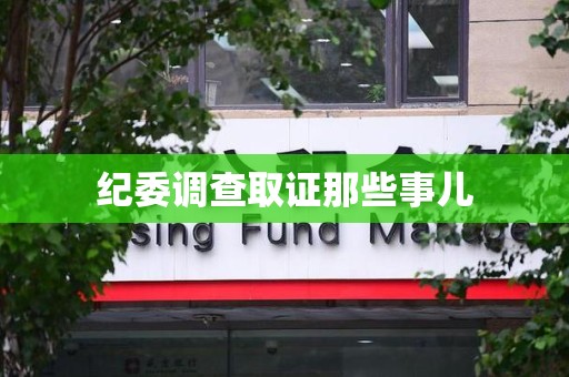 松溪纪委调查取证那些事儿